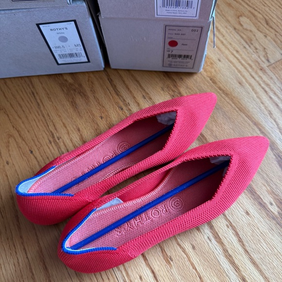 Rothy's The Point in Flame, with box - Picture 2 of 13